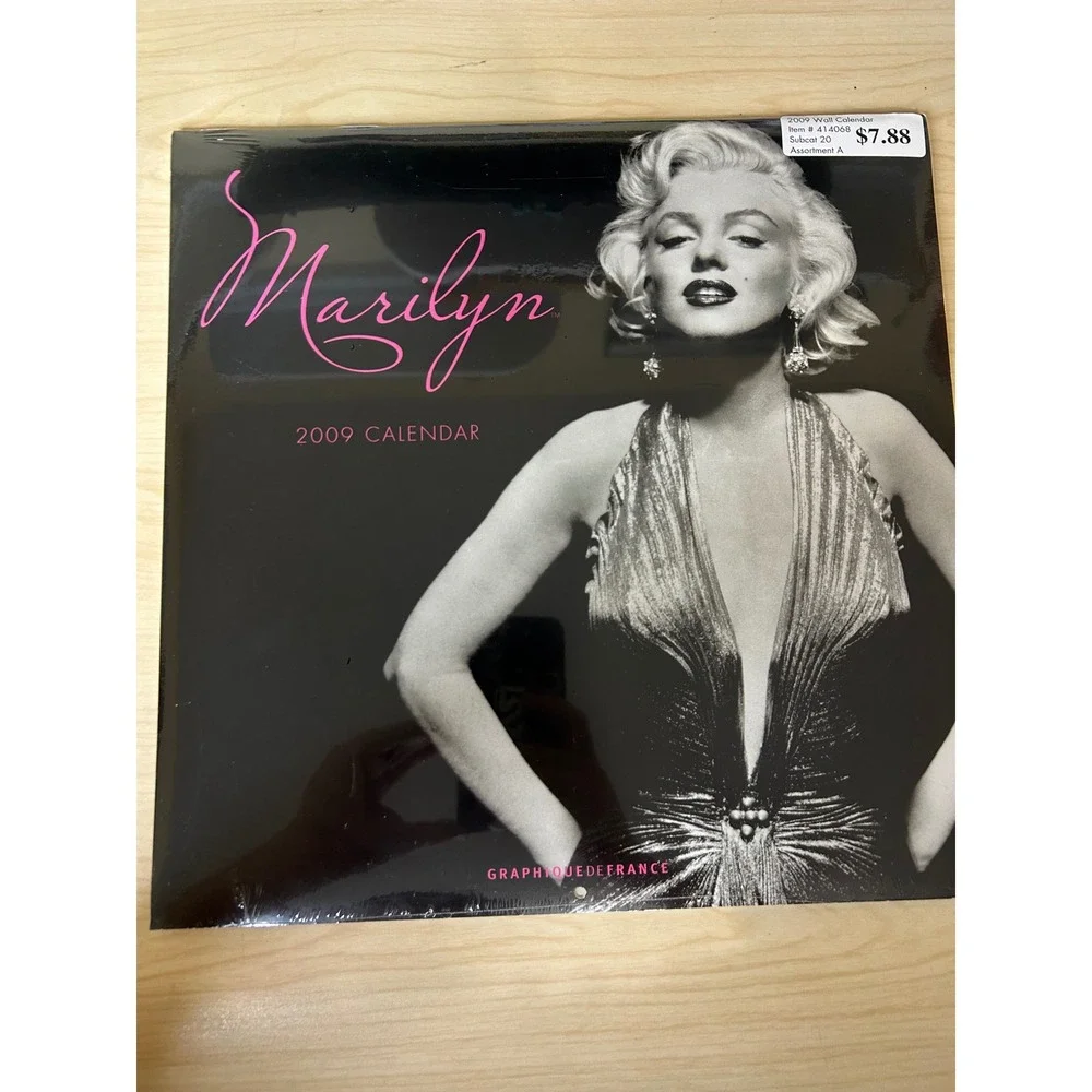 Marilyn Monroe 2009 Wall Calendar Graphique de France New Sealed Collectible